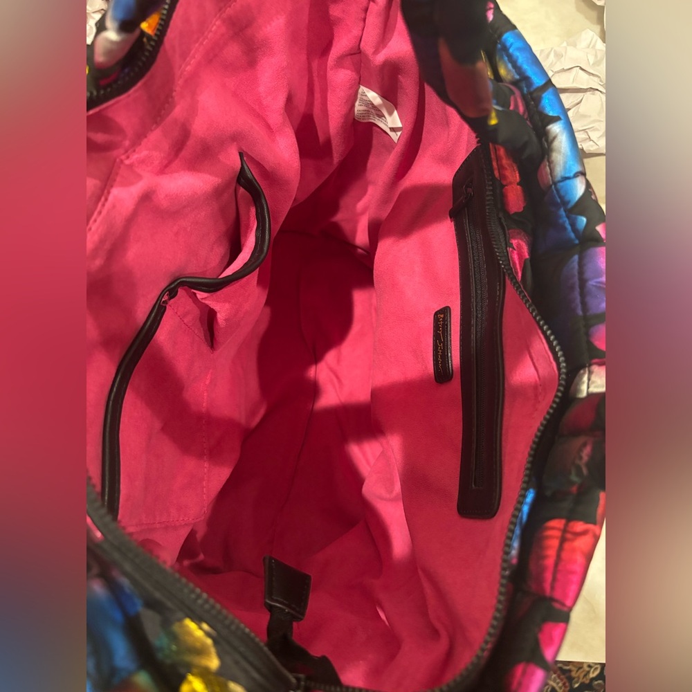 Betsey Johnson Multicolor Quilted Tote — New With Tags (NWT) - Picture 5 of 6